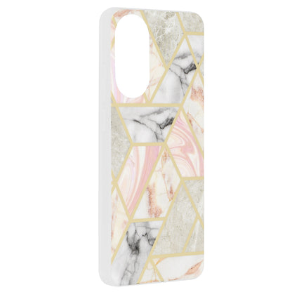 Hülle für Oppo A78 4G, Techsuit, Marble, Rosa