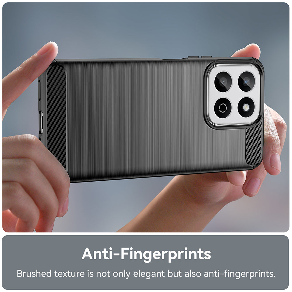 Hülle für Oppo A80, Techsuit, Carbon, Schwarz