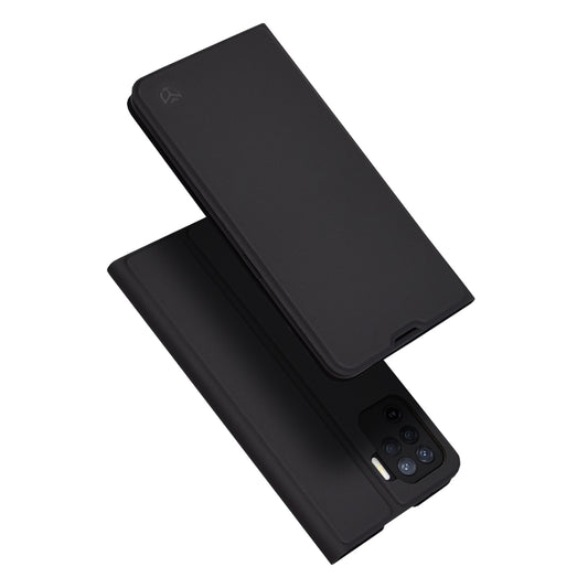 Coque pour Oppo A94 / Reno5 Lite, Techsuit, Magskin Book, Noire