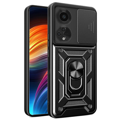 Hülle für Oppo A98, Techsuit, CamShield, Schwarz