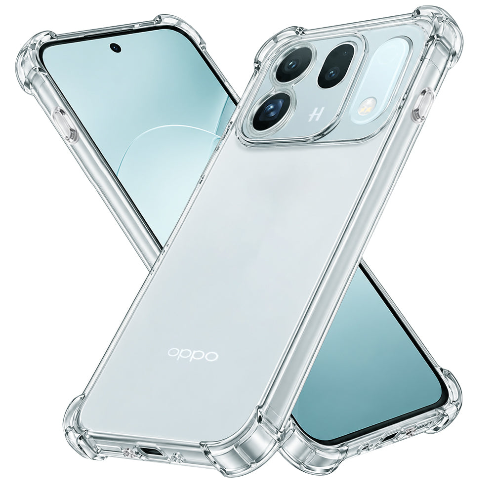 Custodia per Oppo Find X10, Techsuit, Shockproof Clear, trasparente