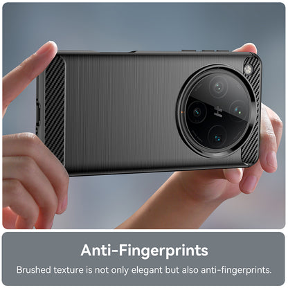 Custodia per Oppo Find X8 Pro, Techsuit, Carbonio, Nera