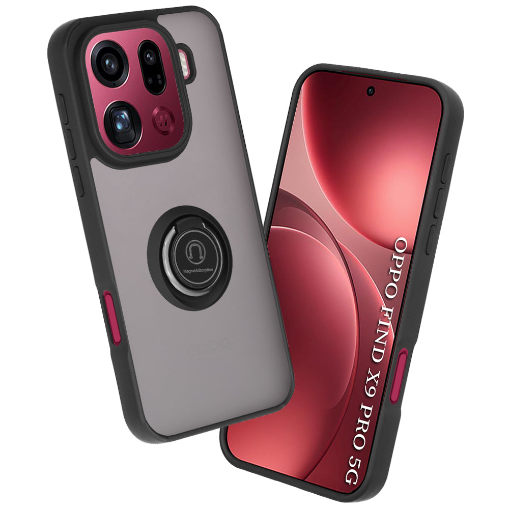 Custodia per Oppo Find X9 Pro, Techsuit, Glinth, Nera