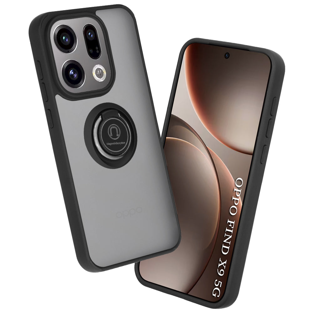 Hülle für Oppo Find X9, Techsuit, Glinth, Schwarz