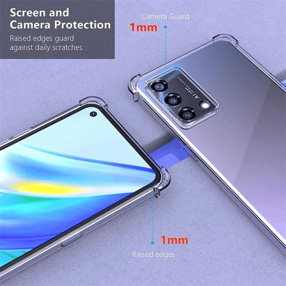 Custodia per Oppo Reno10 / Reno10 Pro, Techsuit, Shockproof Clear, Trasparente