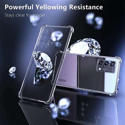 Custodia per Oppo Reno10 / Reno10 Pro, Techsuit, Shockproof Clear, Trasparente