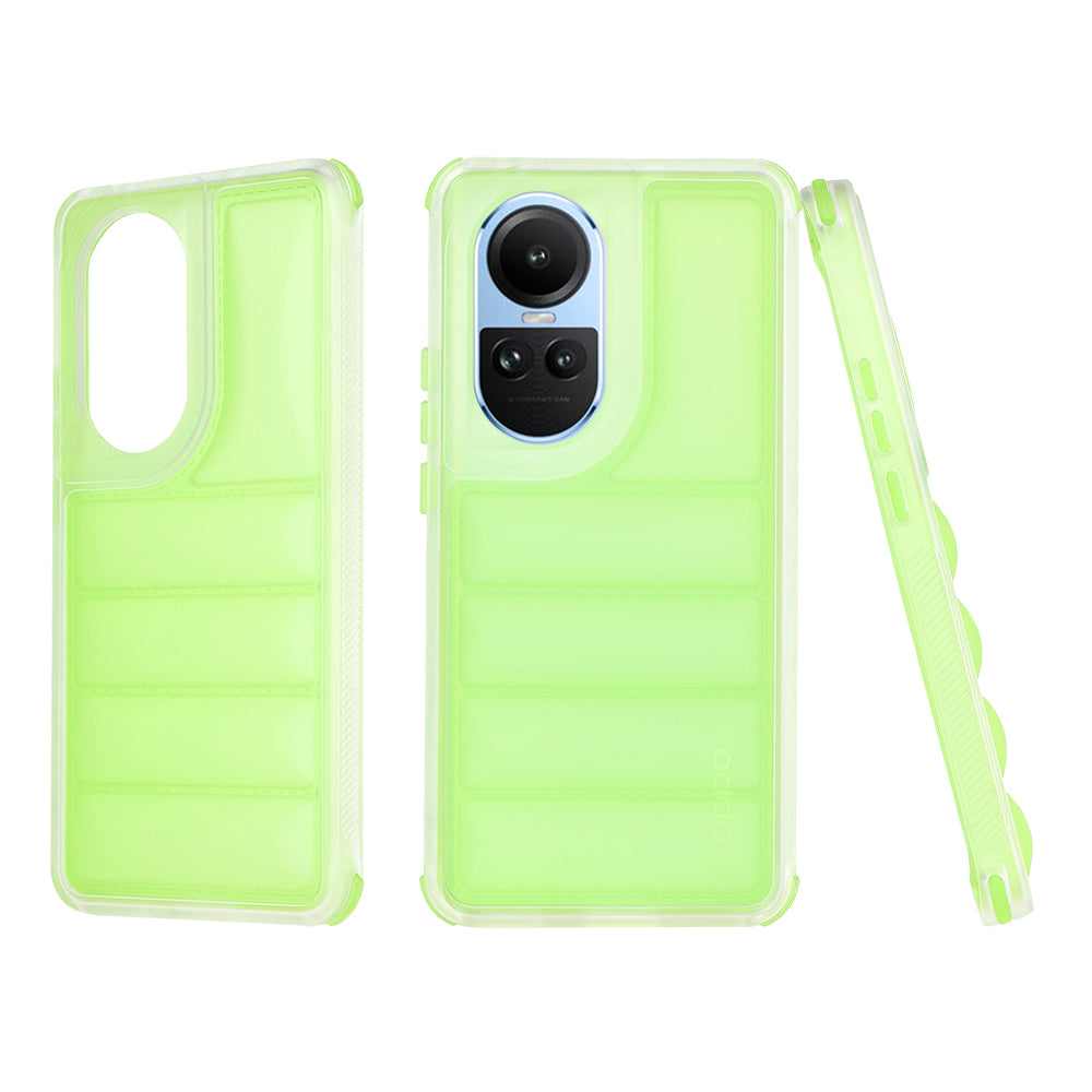 Custodia per Oppo Reno10 / Reno10 Pro, Techsuit, Wave Shield, Verde