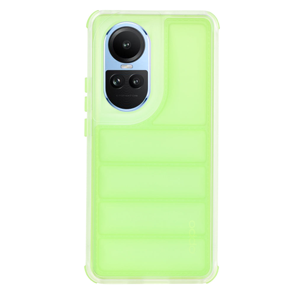 Custodia per Oppo Reno10 / Reno10 Pro, Techsuit, Wave Shield, Verde