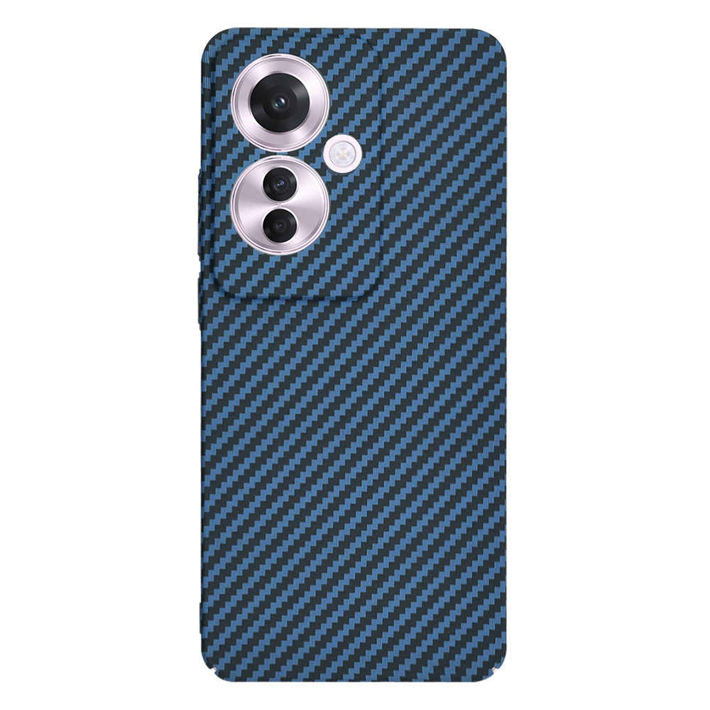Custodia per Oppo Reno11 F, Techsuit, Carbonite FiberShell, Turchese