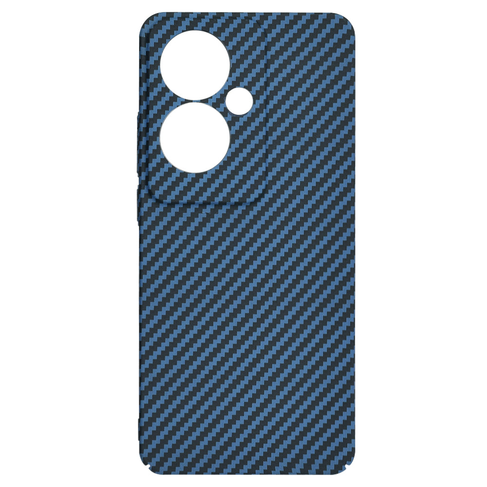 Custodia per Oppo Reno11 F, Techsuit, Carbonite FiberShell, Turchese