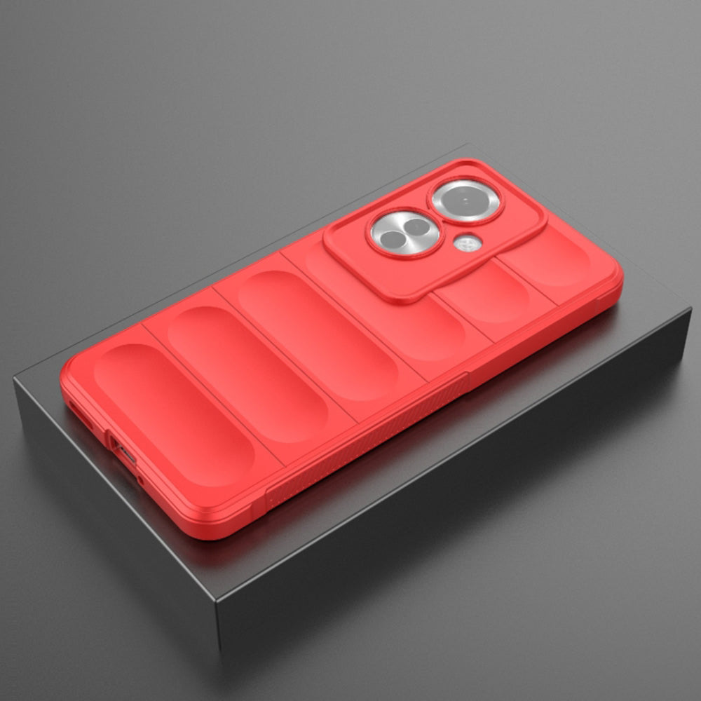 Coque pour Oppo Reno11 F, Techsuit, Magic Shield, Rouge