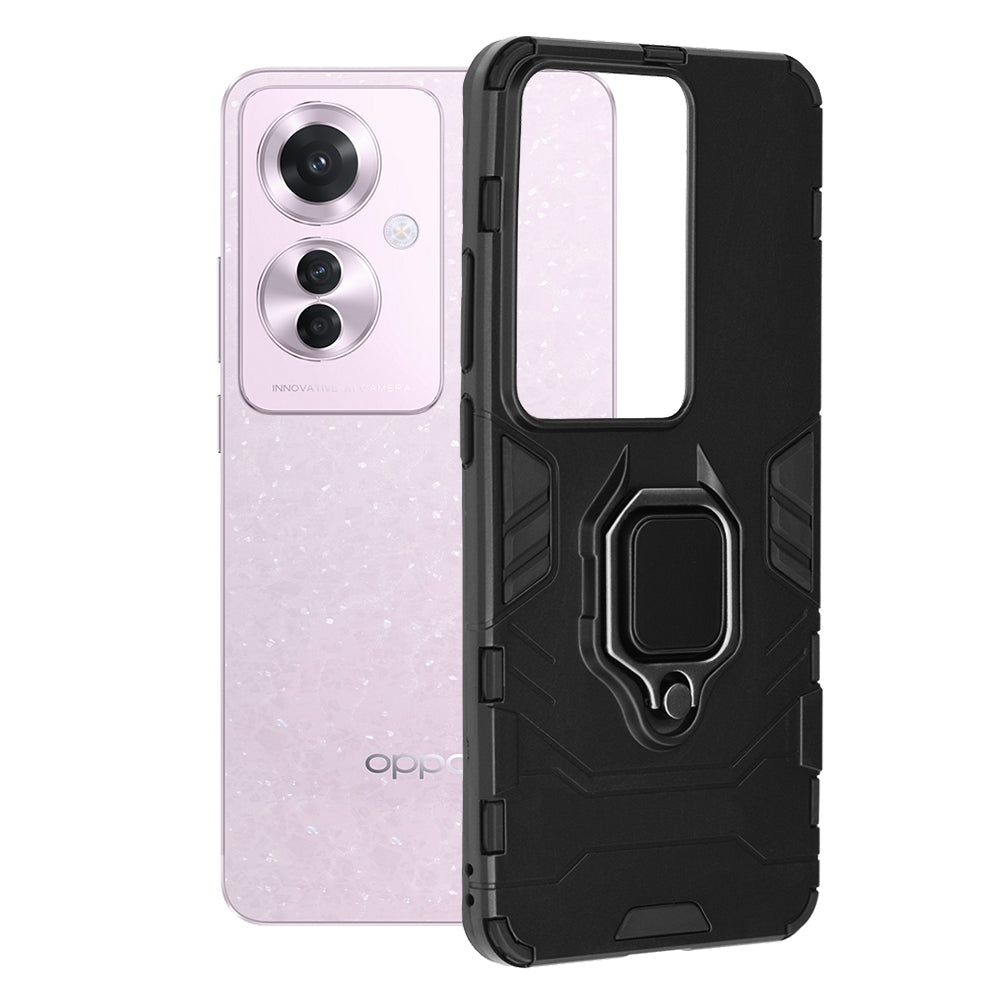 Custodia per Oppo Reno11 F, Techsuit, Shield, Nera
