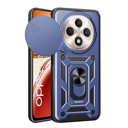 Custodia per Oppo Reno12 FS 5G / Reno12 FS 4G / Reno12 F 4G / Reno12 F, Techsuit, CamShield, Blu