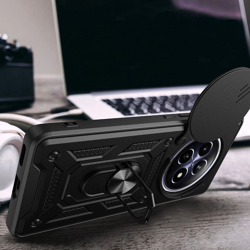 Custodia per Oppo Reno12 FS 5G / Reno12 FS 4G / Reno12 F 4G / Reno12 F, Techsuit, CamShield, Nera