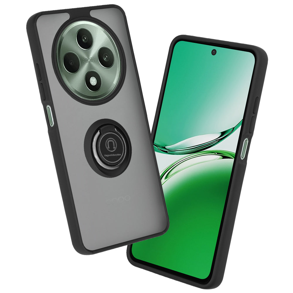 Custodia per Oppo Reno12 FS 5G / Reno12 FS 4G / Reno12 F 4G / Reno12 F, Techsuit, Glinth, Nera