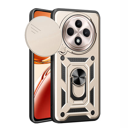 Custodia per Oppo Reno12 FS 5G / Reno12 FS 4G / Reno12 F 4G / Reno12 F, Techsuit, CamShield, Dorata