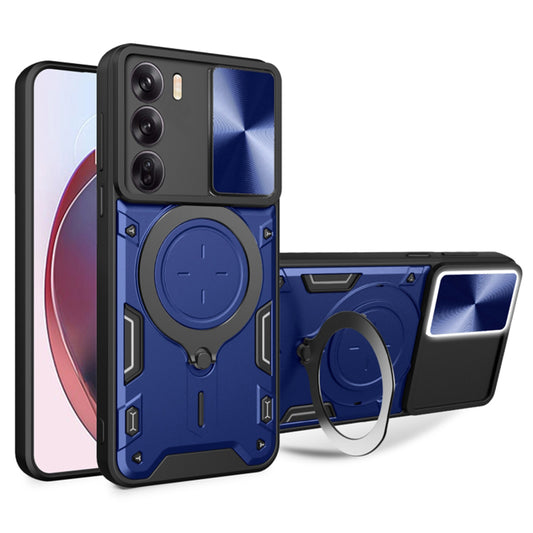 Étui pour Oppo Reno12 Pro, Techsuit, CamGuard Pro, Bleu