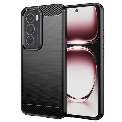 Hülle für Oppo Reno12 Pro, Techsuit, Carbon, Schwarz