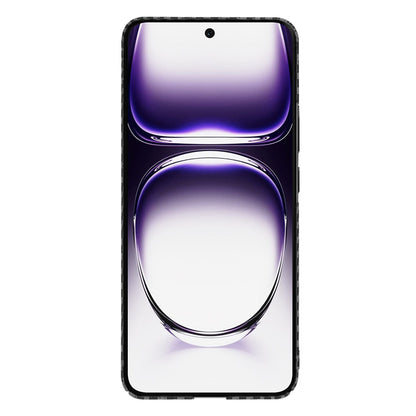 Custodia per Oppo Reno12, Techsuit, Carbonite FiberShell, Nera