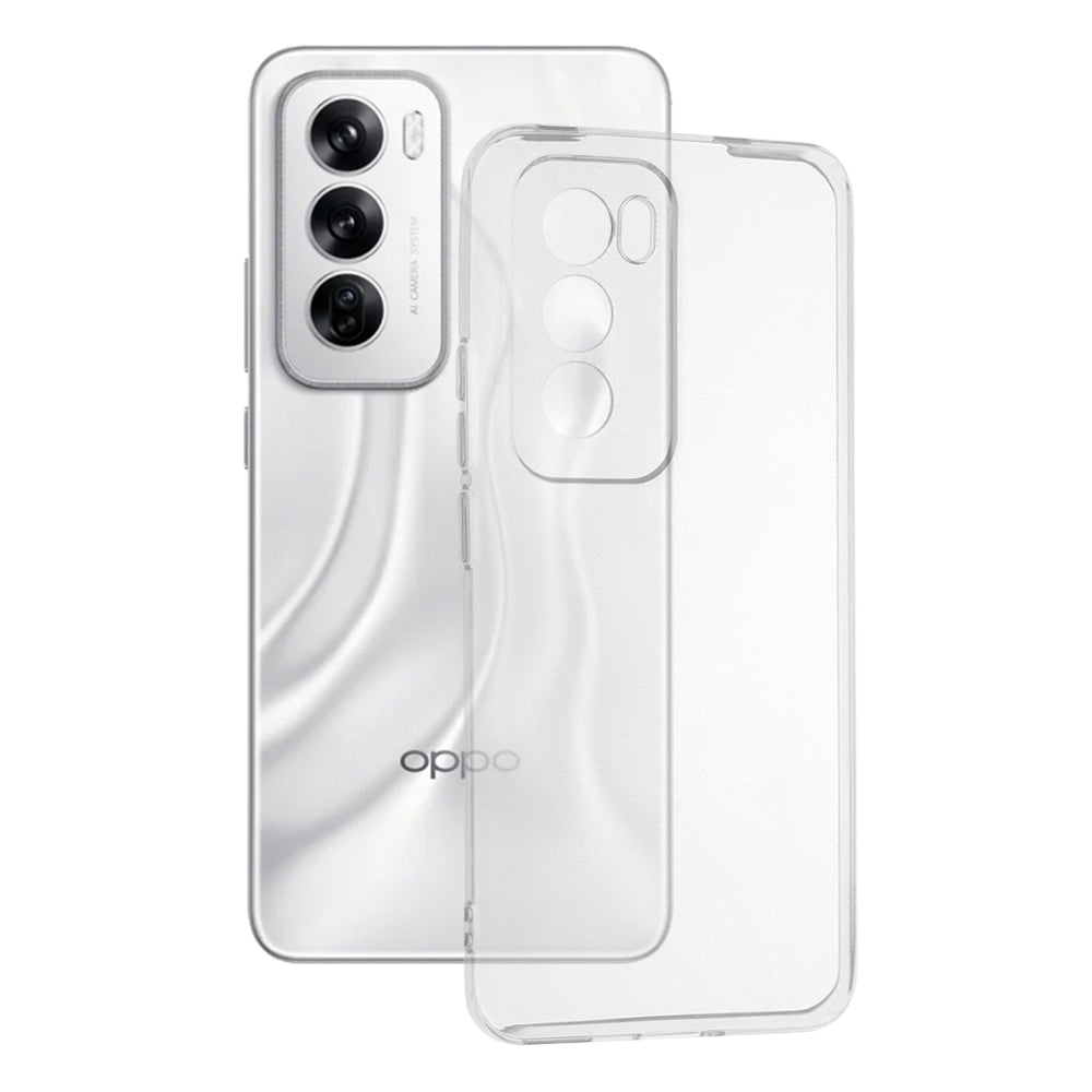 Hülle für Oppo Reno12, Techsuit, Klar, Transparent