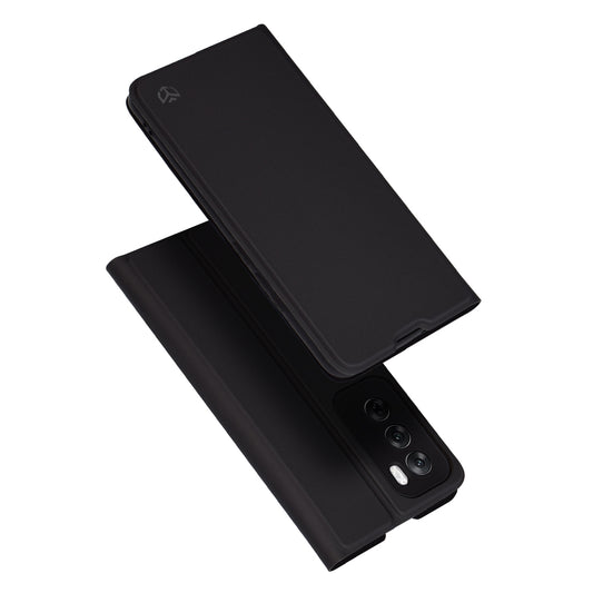 Coque pour Oppo Reno12, Techsuit, Magskin Book, Noire