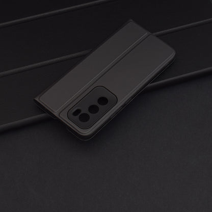 Custodia per Oppo Reno12, Techsuit, Magskin Book, Nera