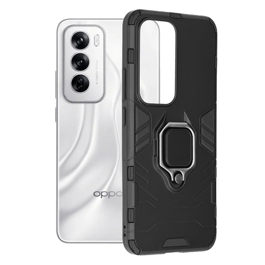 Custodia per Oppo Reno12, Techsuit, Shield, Nera