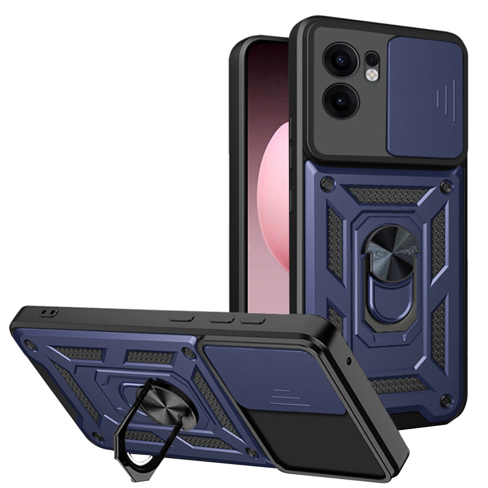 Hülle für Oppo Reno13 FS 5G / Reno13 F 4G / Reno13 F, Techsuit, CamShield, Blau