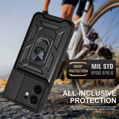 Custodia per Oppo Reno13 FS 5G / Reno13 F 4G / Reno13 F, Techsuit, CamShield, Nera