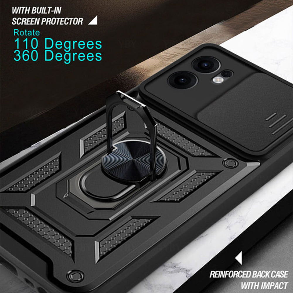 Custodia per Oppo Reno13 FS 5G / Reno13 F 4G / Reno13 F, Techsuit, CamShield, Rosa