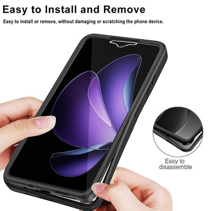 Custodia per Oppo Reno13 FS 5G / Reno13 F 4G / Reno13 F, Techsuit, ColorVerse 360, Blu