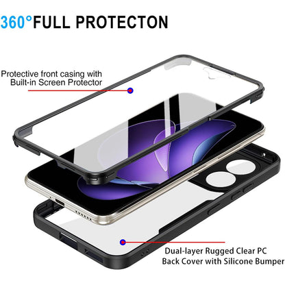 Custodia per Oppo Reno13 FS 5G / Reno13 F 4G / Reno13 F, Techsuit, ColorVerse 360, Viola