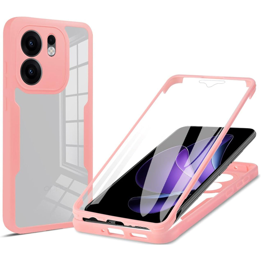 Coque pour Oppo Reno13 FS 5G / Reno13 F 4G / Reno13 F, Techsuit, ColorVerse 360, Rose
