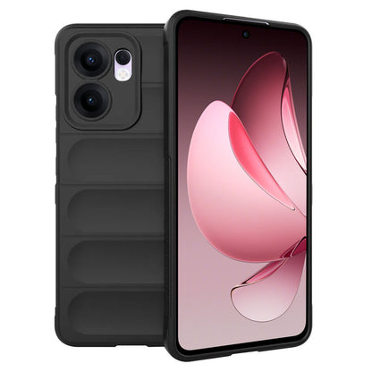 Custodia per Oppo Reno13 FS 5G / Reno13 F 4G / Reno13 F, Techsuit, Magic Shield, Nera