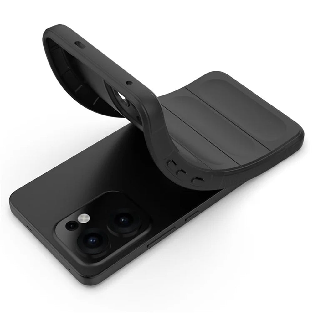 Custodia per Oppo Reno13 FS 5G / Reno13 F 4G / Reno13 F, Techsuit, Magic Shield, Nera