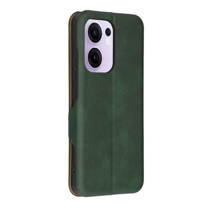Coque pour Oppo Reno13 FS 5G / Reno13 F 4G / Reno13 F, Techsuit, Safe Wallet Plus, Vert