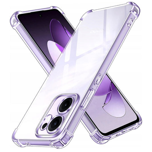 Coque pour Oppo Reno13 FS 5G / Reno13 F 4G / Reno13 F, Techsuit, Antichoc Claire, Transparente