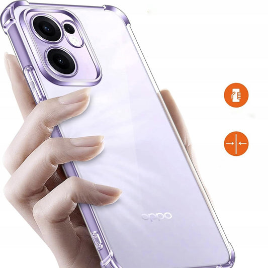 Coque pour Oppo Reno13 FS 5G / Reno13 F 4G / Reno13 F, Techsuit, Antichoc Claire, Transparente