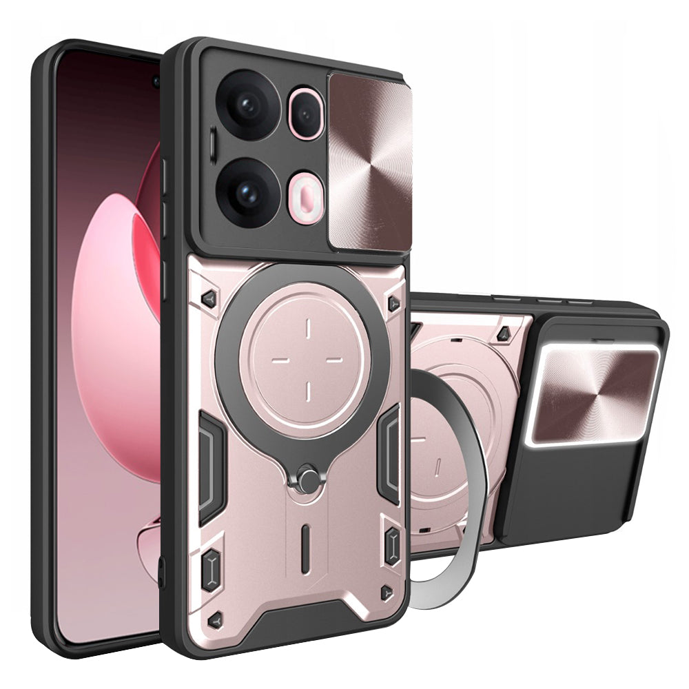 Hülle für Oppo Reno13 Pro, Techsuit, CamGuard Pro, Roségold