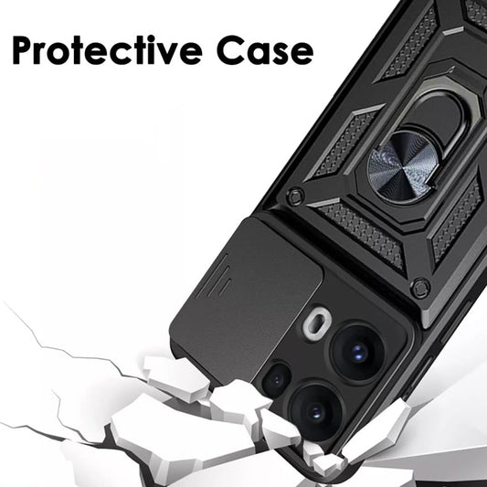 Custodia per Oppo Reno13 Pro, Techsuit, CamShield, Rosa