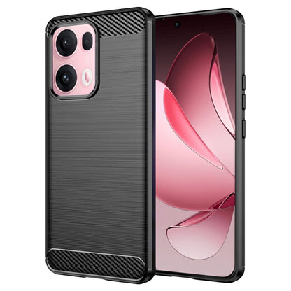 Coque pour Oppo Reno13 Pro, Techsuit, Carbone, Noire