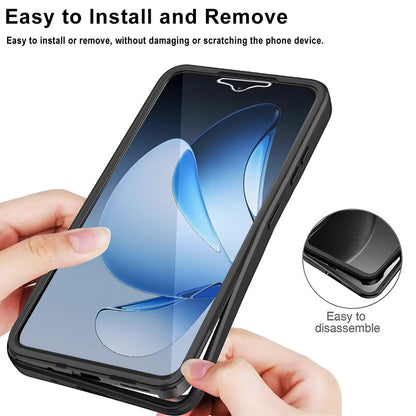 Custodia per Oppo Reno13 Pro, Techsuit, ColorVerse 360, Blu