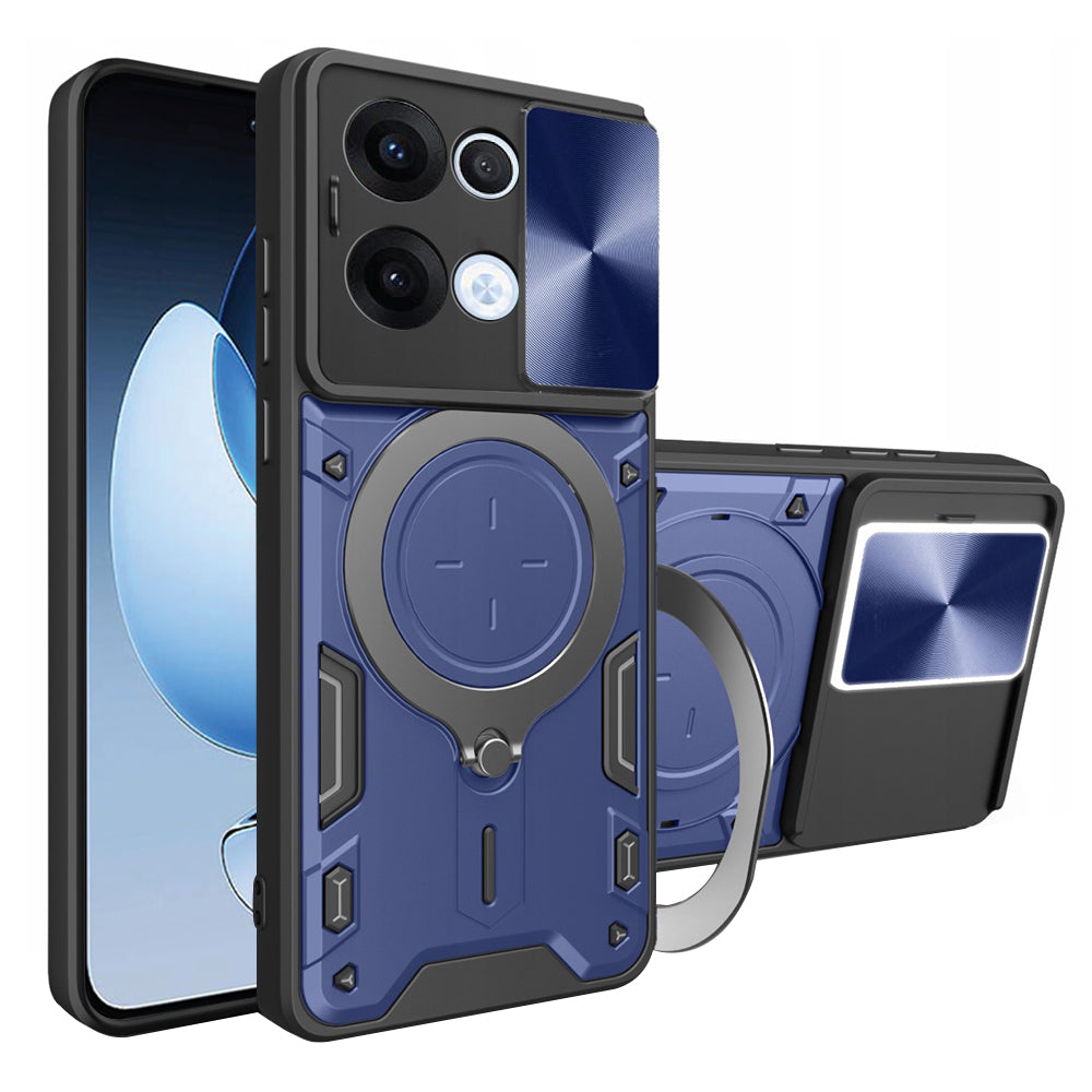 Custodia per Oppo Reno13, Techsuit, CamGuard Pro, Blu