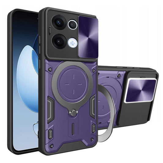 Hülle für Oppo Reno13, Techsuit, CamGuard Pro, Lila