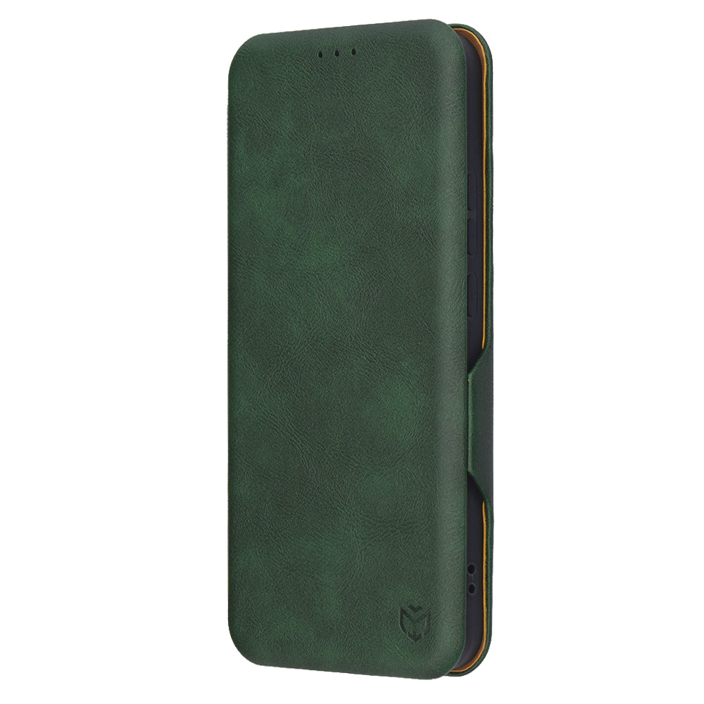 Coque pour Oppo Reno13, Techsuit, Safe Wallet Plus, Vert