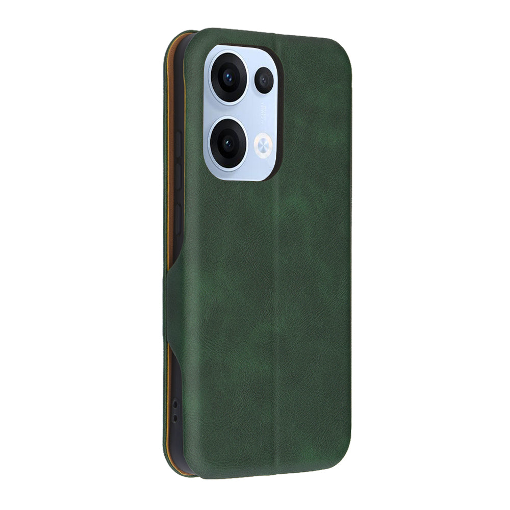 Coque pour Oppo Reno13, Techsuit, Safe Wallet Plus, Vert