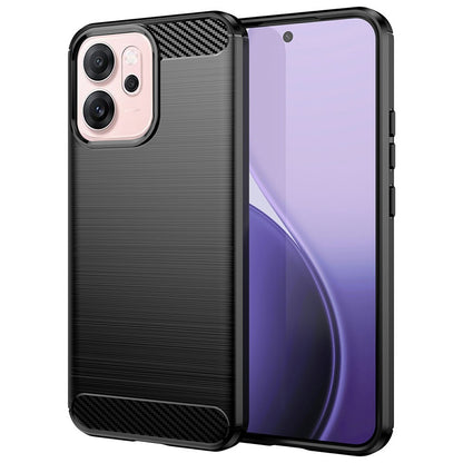 Custodia per Oppo Reno14 F, Techsuit, Carbonio, Nera