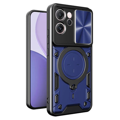 Custodia per Oppo Reno14 FS 5G / Reno14 F, Techsuit, CamGuard Pro, Blu