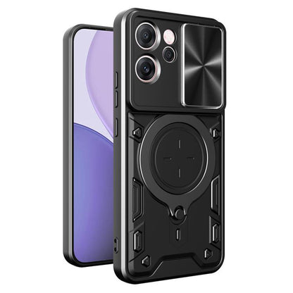 Custodia per Oppo Reno14 FS 5G / Reno14 F, Techsuit, CamGuard Pro, Nera