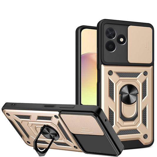 Custodia per Oppo Reno14 FS 5G / Reno14 F, Techsuit, CamShield, Dorata